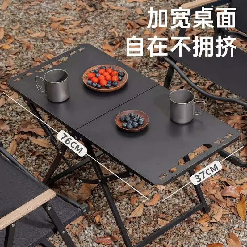 Camping Cooking Table - Table de camping pliable portable en